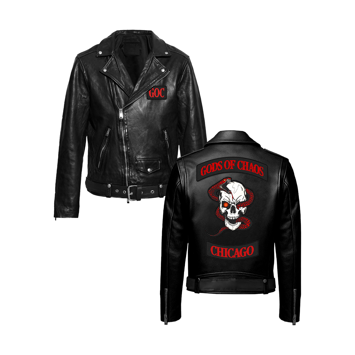 Gods of Chaos Leather Jacket