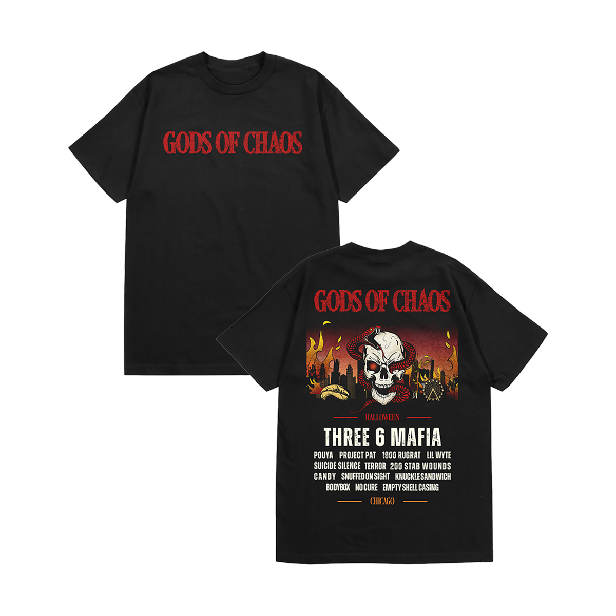 Gods of Chaos T-shirt - Halloween Event